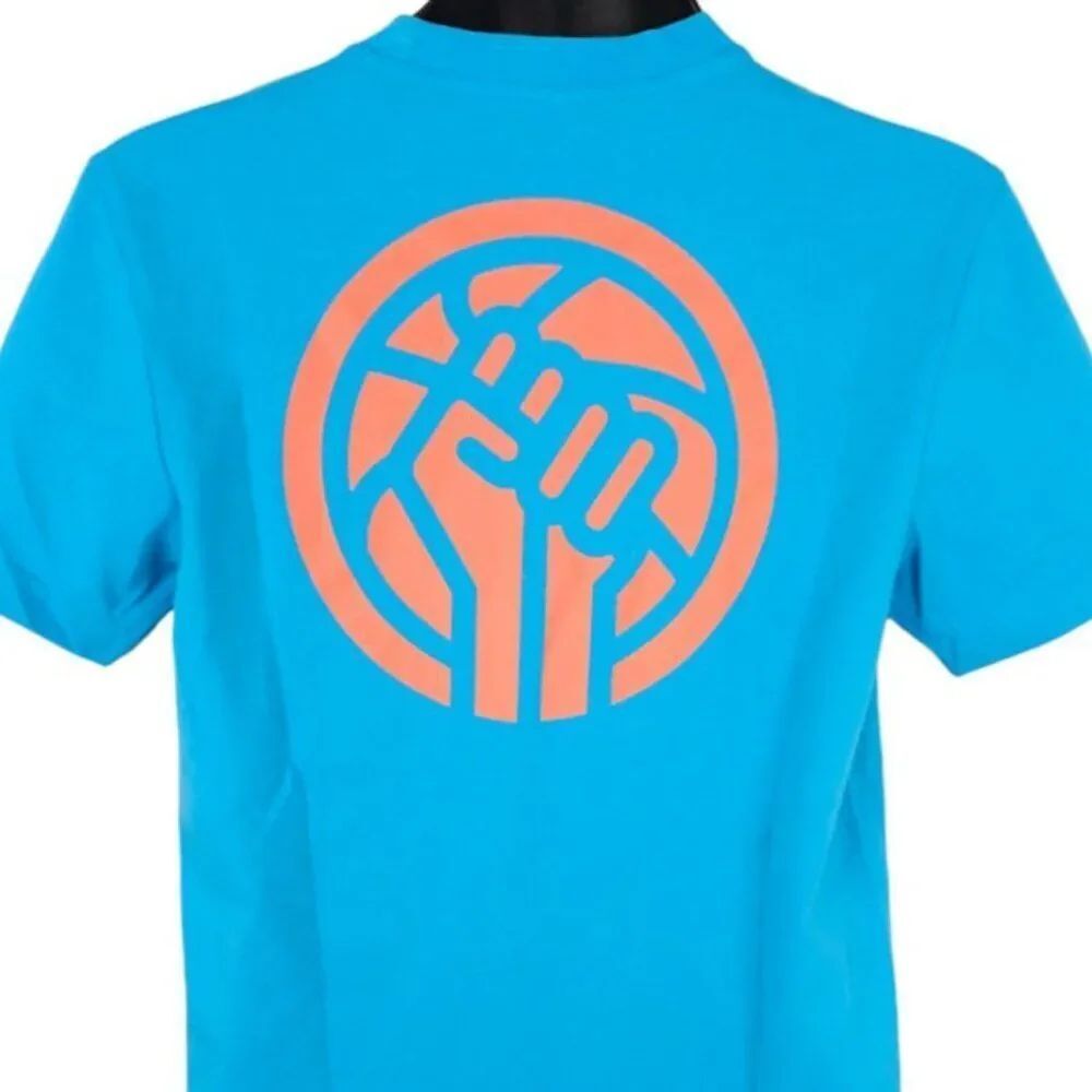 ABC Adidas Climalite T Shirt Mens Size Small Blue Never Divided